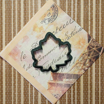 Вырубка "Лист" №7 (Клён) 8см