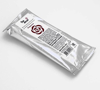 Мастика сахарная, ванильная Бордовая, 100 г