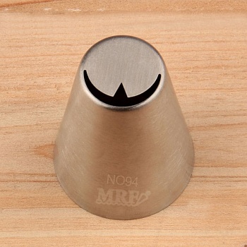 Насадка кондитерская № 094 «Лепесток с прожилкой»