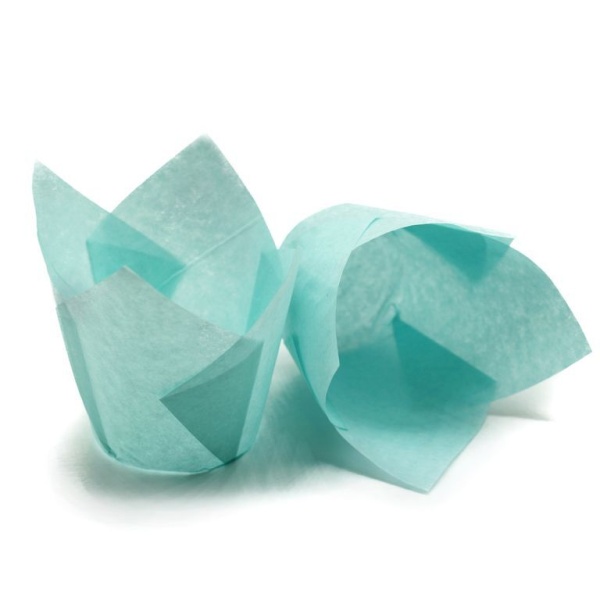 Форма для выпечки "Тюльпан Голубой", 5х8 см 1шт