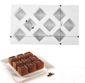 Силиконовая форма кубики 4,9см