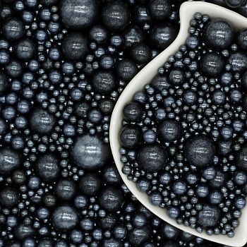 Посыпка кондитерская Жемчуг ЧЕРНЫЙ микс 25г.