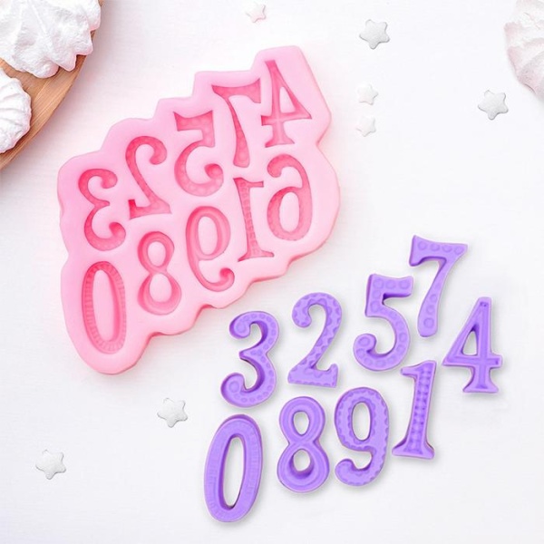 Молд «Цифры», 15×10 см