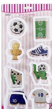 Набор вырубок для пряников "Футбол", 8 шт