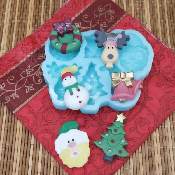 Силиконовый форма №297 "Новогодний" №2