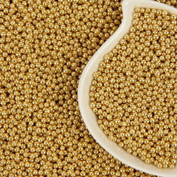 Посыпка кондитерская "Жемчуг металлик 2мм" (золото), 25 гр.