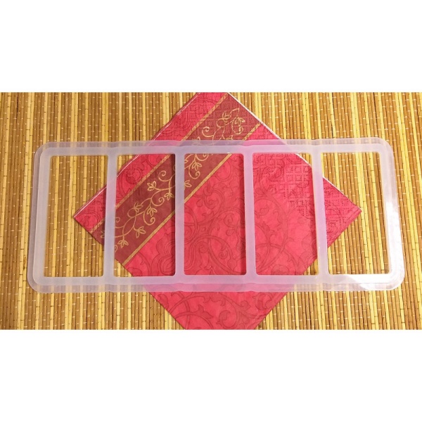 Силиконовая форма №405 "Витраж" - бездна (Классик, 10 см)