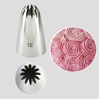 Насадка кондитерская №1Е "Закрытая звезда"