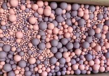 Драже зерновое в глазури (Розовое, сиреневое микс), 50 г. Урал Шок