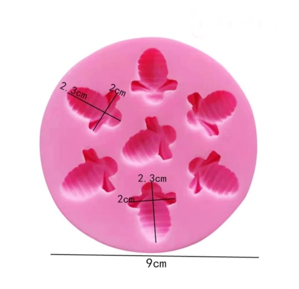 Силиконовый молд "Пчелки"
