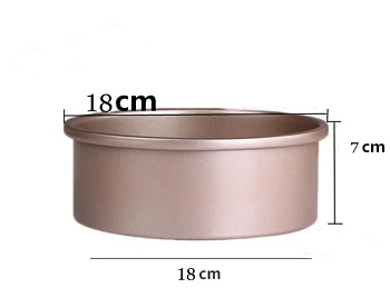 Форма для выпечки со съемным дном D18 H7см