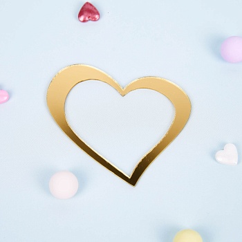 Украшение фигурное «Сердце» №1 (5см)
