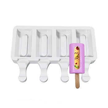 Силиконовая форма Эскимо Шик  4 ячейки