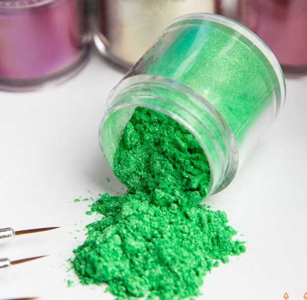 Краситель сухой перламутровый Bakerika «Сочный лайм» 4 гр