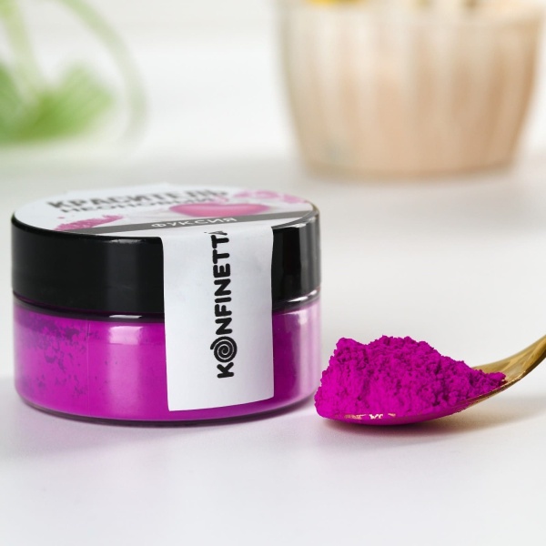 Краситель неоновый konfinetta, Фуксия, 7 г.