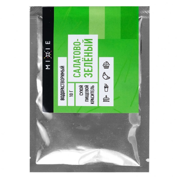 Краситель сухой MIXIE, водорастворимый, Салатово-зелёный, 10 г