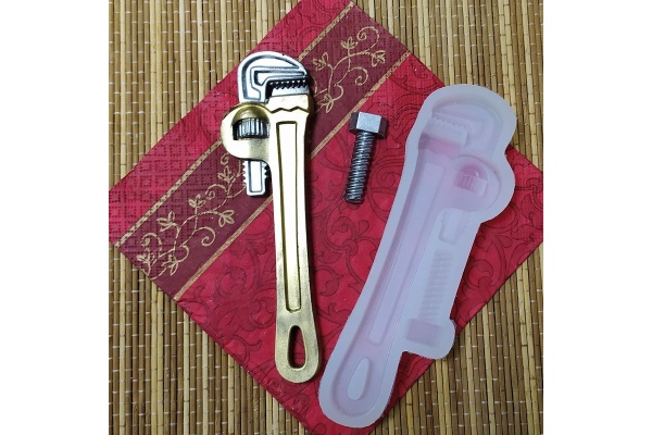 Силиконовая форма №509 "Ключ-газовый"