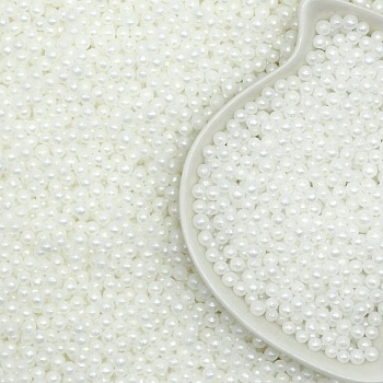 Посыпка кондитерская «Шарики 2мм-4мм» (цвет Белый) 50 г.