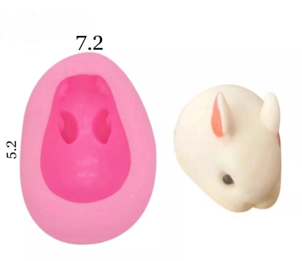 Силиконовая форма "Кролик" 7,2*5,2*3,9 см