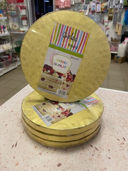 Поднос плотный d20 толщина 1см SALE (серебро и золото на выбор)