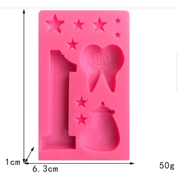 Силиконовая молд Первый зубик