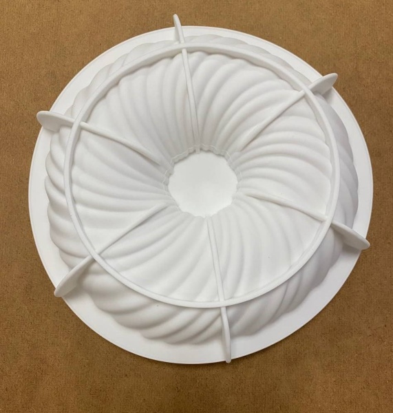 Форма силиконовая Вихрь для муссовых тортов и выпечки 20х7 см