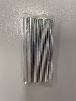 Палочки бумажные для Cake pops 15см (серебрянные, 10 шт)