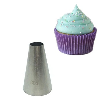 Насадка кондитерская Круг № 805 (12,5мм) аналог 355