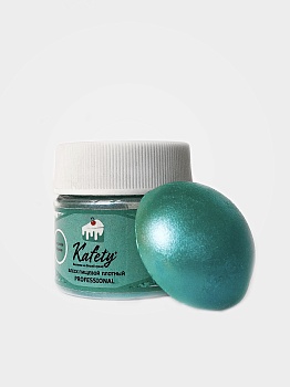 Блеск пищевой Kafety плотный Бирюза, 5 г.
