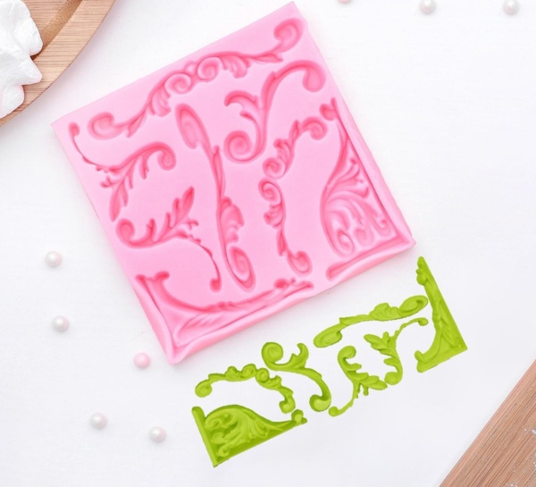 Молд «Вензельный оттиск», 9,8×9,8 см