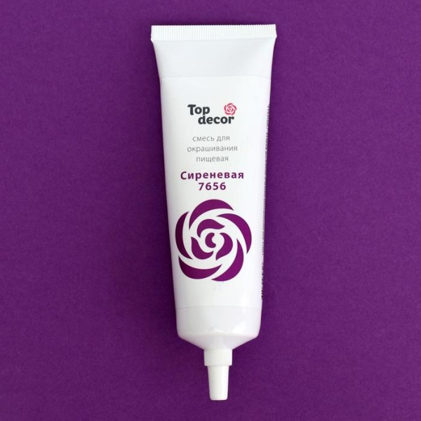 Смесь для окрашивания пищ. продуктов Top decor Сиреневая, 100 гр