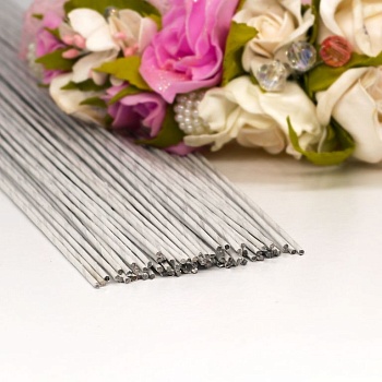 Флористическая проволока белая №18 (36см) 1 шт