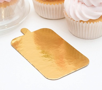 Подложка 10х6,5 см толщ. 0,8 мм с держателем (10шт)