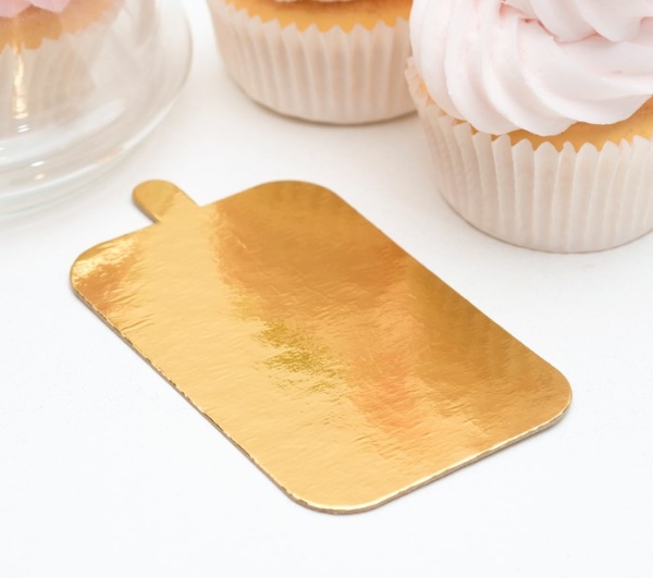 Подложка 10х6,5 см толщ. 0,8 мм с держателем (10шт)