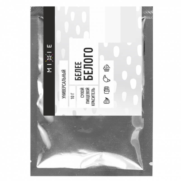 Краситель сухой MIXIE, универсальный белый , 10 г