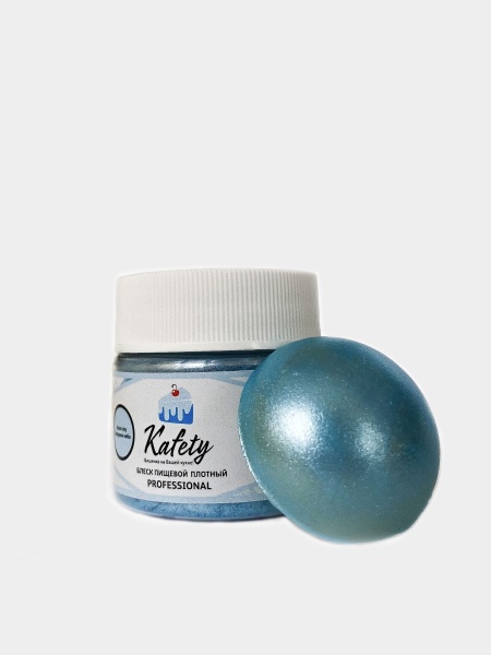 Блеск пищевой Kafety плотный Лазурное небо, 5 г.