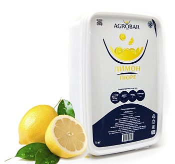 Пюре Лимон Agrobar (Агробар) замороженное, 250 гр