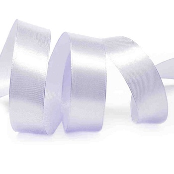 Лента атласная 25 мм (цвет №01 Белый) 22,7 метра