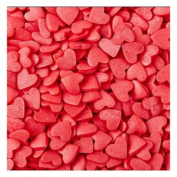 Посыпка кондитерская Сердечки "Красные" 5 мм,  25 гр. 27/03/2027