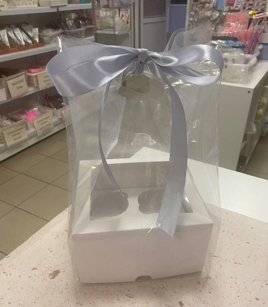 Пакет для бенто торта, 17х17см, высота 34см.