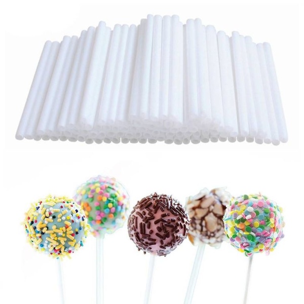 Палочки пластиковые 10 см для кейк попсов и леденцов (10 шт)