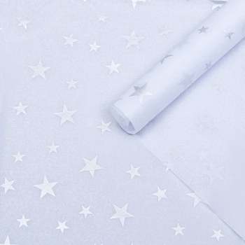 Бумага упаковочная тишью "Звездочки", 50х66 см (2 листа)