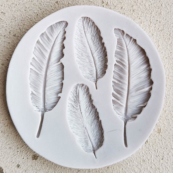 Молд «Пёрышко», силикон, 9×8,6 см