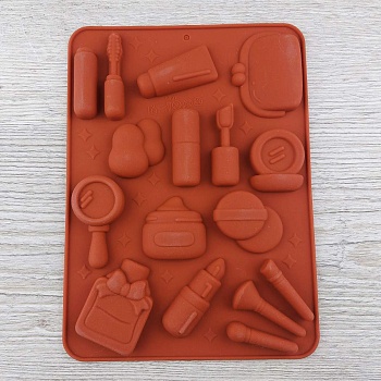 Силиконовая форма для льда и шоколада косметика