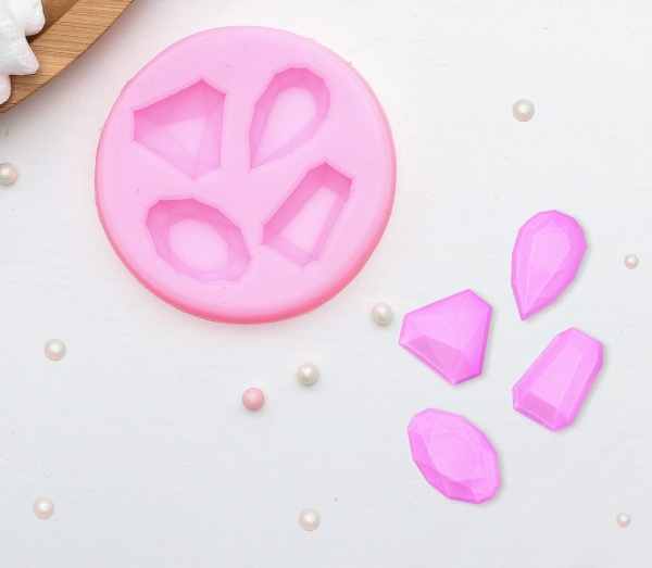 Молд «Драгоценные камни», d=7,3 см