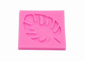 Силиконовая форма тропический лист  5,5 см