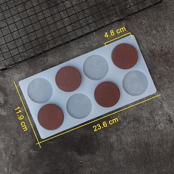 Силиконовый мат для отливки шоколада «Круги»