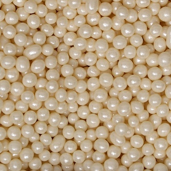 Посыпка кондитерская с мягким центром "Жемчуг" 6-8 мм 50г