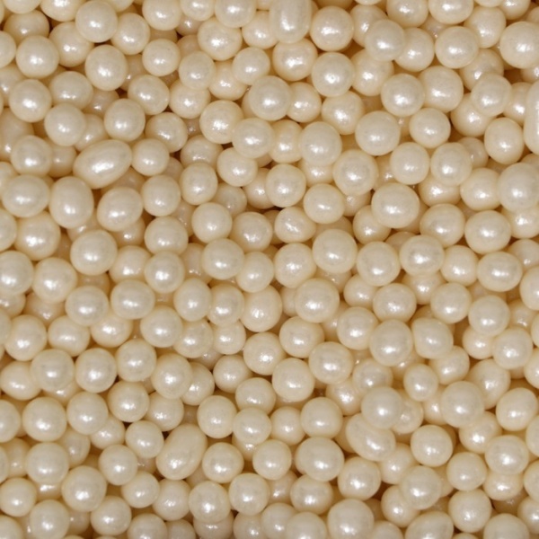 Посыпка кондитерская с мягким центром "Жемчуг" 6-8 мм 50г