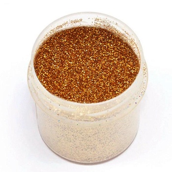 Блестки декоративные «Темное золото» 10 гр